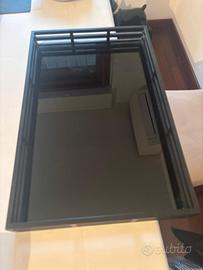 vassoio lusso Casa Padrino 56X36X5, acciaio+vetro