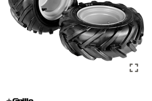 Ruote complete x motocoltivatore