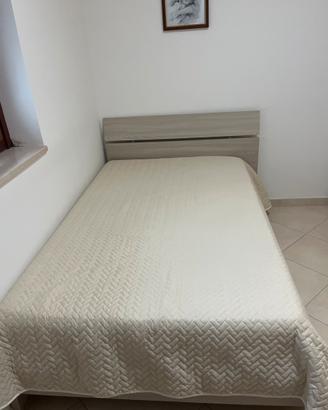 Letto una piazza e mezza con rete