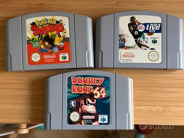 Lotto 3 giochi nintendo 64