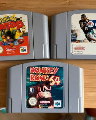Lotto 3 giochi nintendo 64