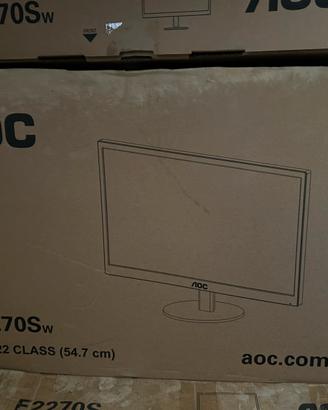 monitor pc AOC 22" (Modello E2270SW) come nuovi
