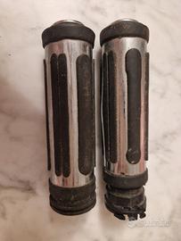 Manopole "Nostalgic" (nere e cromo)