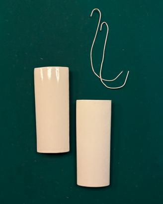 Coppia umidificatori per temosifone in ceramica
