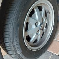 Lancia Beta set ruote in lega 14" e gomme nuove