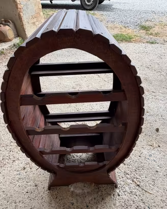 Cantinetta in legno porta bottiglie