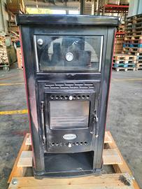 Stufa a legna usata Sideros con forno
