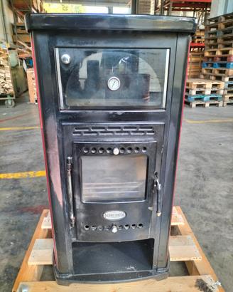 Stufa a legna usata Sideros con forno