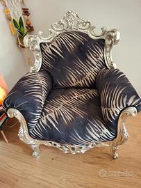 poltrona in vero cavallino 