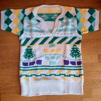 Maglia realizzata a mano in puro cotone