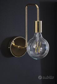 LAMPADA DA PARETE ORO