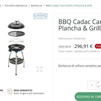 CADAC professionale barbecue tedesco con tut