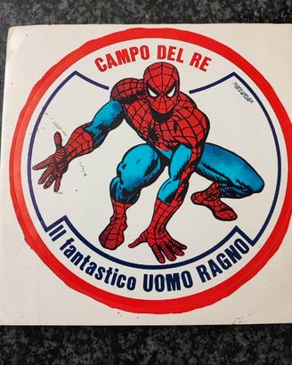 Adesivo Uomo Ragno vintage