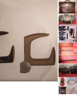 Incudine metallica 3 piedi da calzolaio, e altro