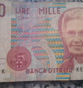Banconote 1000 Lire e 5000 Lire