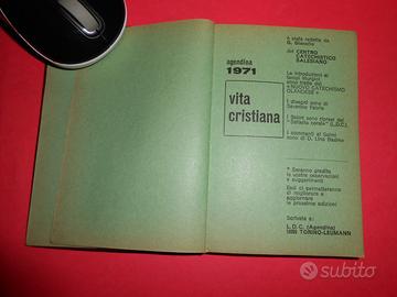 Agendina tascabile Anno 1971 Elledici