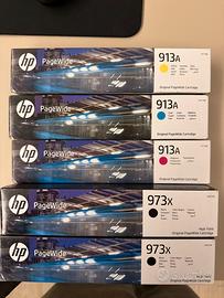 Cartucce originali HP 913A e 973X