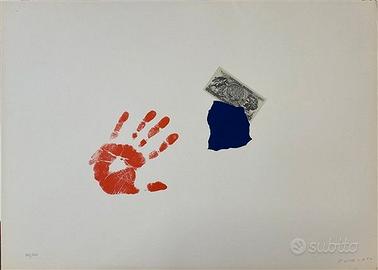 Giulio Turcato - "500 Lire" - Serigrafia Firmata