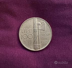 100 lire 1923 oro