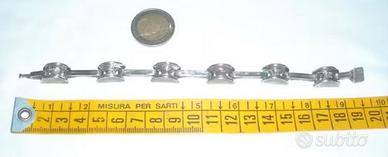 Bracciale punk in metallo (vertebre)