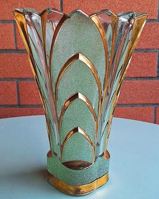 Vaso stile Déco '50/'60 Kirchner Cristalor France
