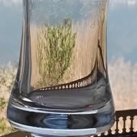 2 calici  flute da champagne in cristallo 