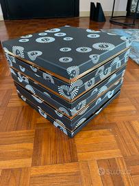 Scatole piatti fornasetti 4 pz