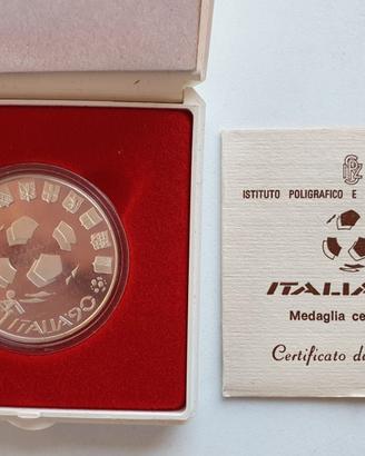 Medaglia Celebrativa Mondiali Calcio "ITALIA'90"
