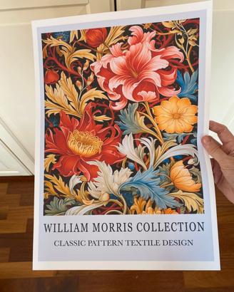 Poster stampa William Morris 33 × 48 floreale