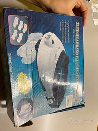 Visiera ottica e illuminata