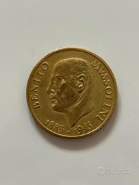 Moneta Benito Mussolini 1883-1945