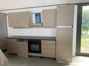 Cucina 3 metri in olmo