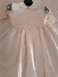 Abito da comunione bambina anni 8/9 anni lungo 120