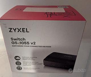 Zyxel GS-105S v2 Switch 5 porte Gigabit Nuovo