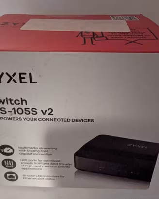 Zyxel GS-105S v2 Switch 5 porte Gigabit Nuovo