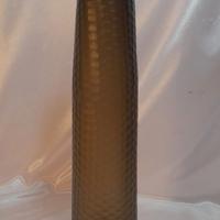 Vaso in vetro di Murano color fumo soffiato a Bocc