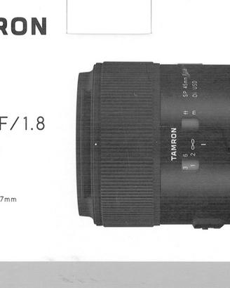 TAMRON SP 45MM F/1.8 Di VC USD SONY A POLYPHOTO