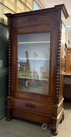 Vetrina in legno epoca 800 L 115 P 45 H 225