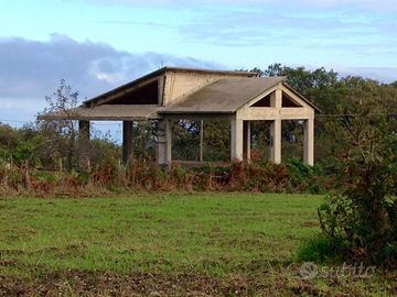 Rustico villetta con vista sulle Eolie