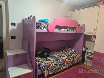 Letto a castello salvaspazio TRATTABILE