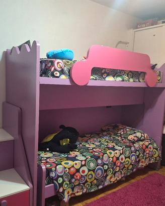 Letto a castello salvaspazio TRATTABILE