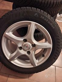 Cerchi lega 14" + gomme 175/65 R14 T82 M+S