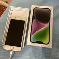 iPhone 6s color argento perfettamente funzionante