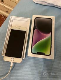 iPhone 6s color argento perfettamente funzionante