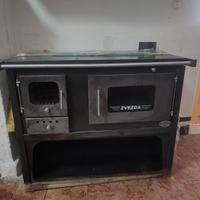 STUFA A LEGNA 10 KW CON PRODUZIONE ACQUA SANITARIA