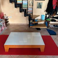 Tavolino salotto Calligaris-Vetro temperato/legno