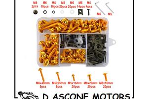 KIT VITI ALLUMINIO UNIVERSALI ORO