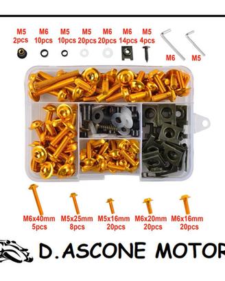 KIT VITI ALLUMINIO UNIVERSALI ORO