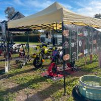 Gazebo pieghevole 3x3 giallo