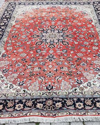 Tappeto Persiano TABRIZ Seta Lana Kurk 320X205